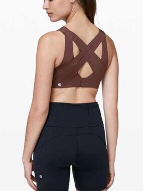 Lululemon Enlite Bra Zip Front High Support Size 38D